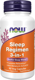 NOW Foods Sleep Regeneration Stack (Melatonin + 5-HTP)